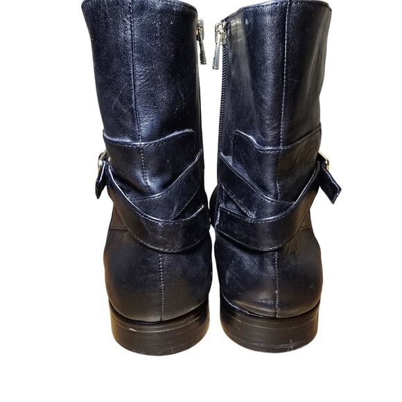 Ann Taylor - Woman's Size 11 Black Selene Leather Bootie Shoes Org. $198.00 - Picture 6 of 8